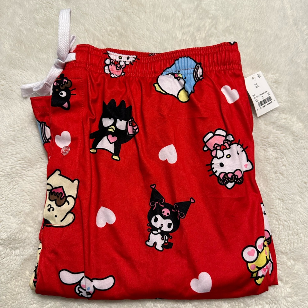 Hello Kitty & Friends Limited Edition Target Valentines Day Pajamas XXL (Men’s)